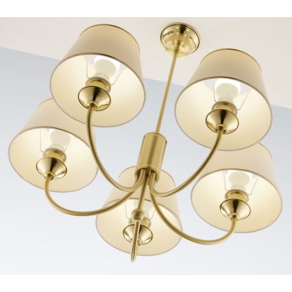 Jupiter 286 - CL 5 - CLASSIC kroonluchter met staaf 5xE27/60W/230V