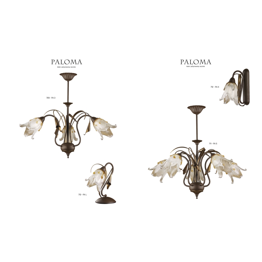 Jupiter 711 - PA5 - Hanglamp PALOMA 5xE27/40W/230V