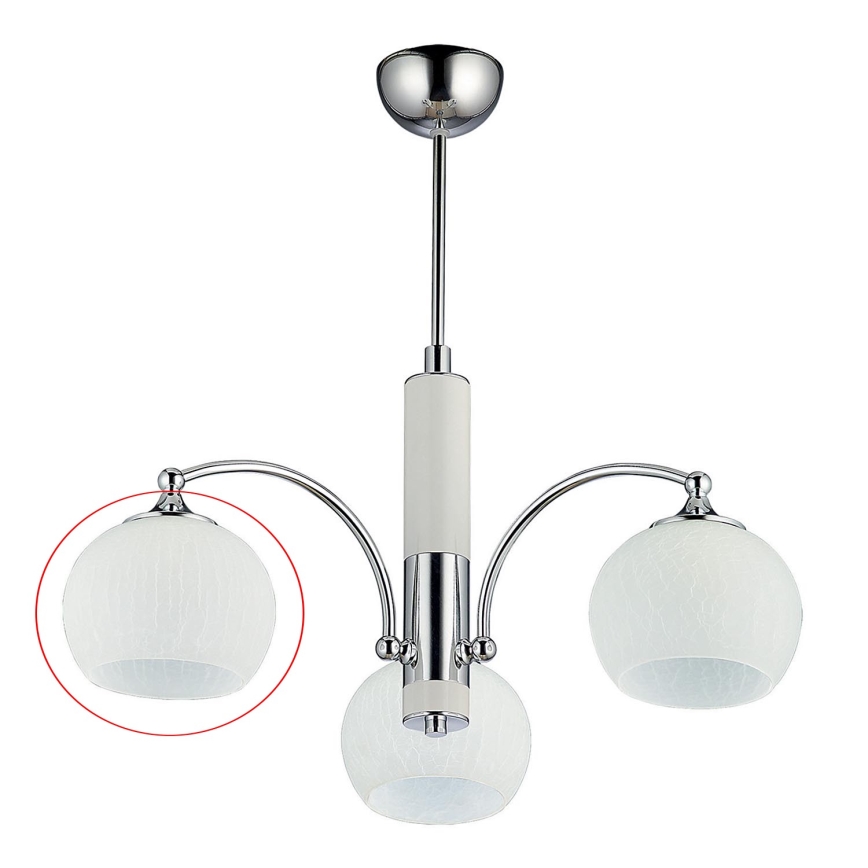 Jupiter - Verre de rechange universel LARGO E27 d. 15 cm blanc
