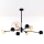 Jupiter - Vervangend glas voor kroonluchter MOKA G9, Ø 12 cm, gerookt beige