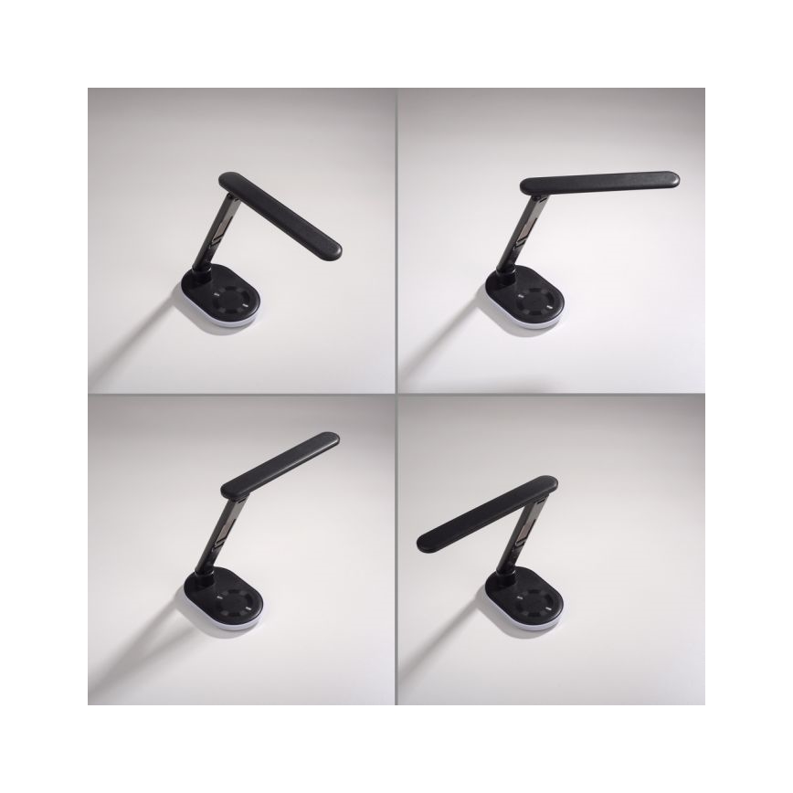 JUST LIGHT. 11018-18 - Lampe de table RGBW tactile à intensité variable avec charge sans fil TINA LED/4W/230V