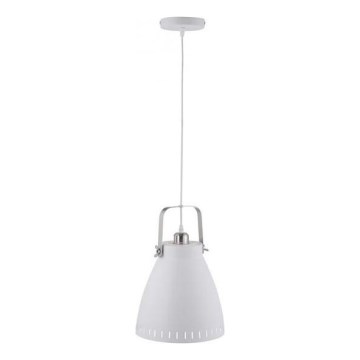 JUST LIGHT. 11060-16 - Suspension filaire EVA 1xE27/60W/230V d. 26,5 cm blanc