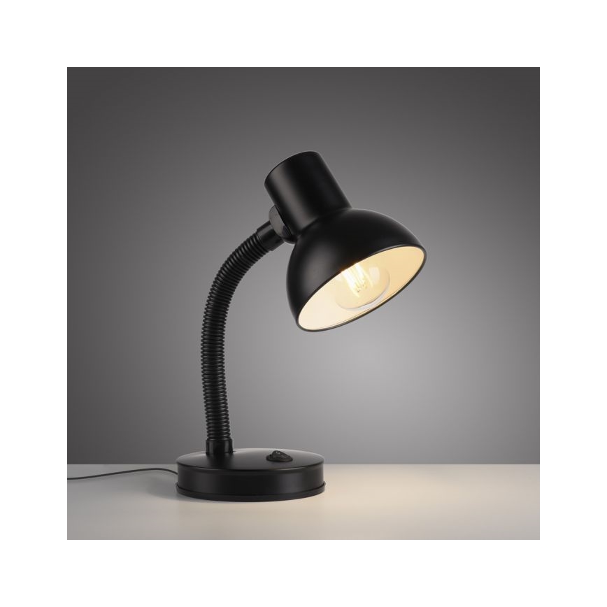 JUST LIGHT. 11080-18 - Lampe de bureau flexible FLEXI 1xE27/25W/230V noir