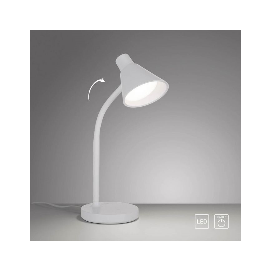 JUST LIGHT. 11248-16 - Lampe de bureau LED flexible PIXIE LED/4,5W/230V blanche