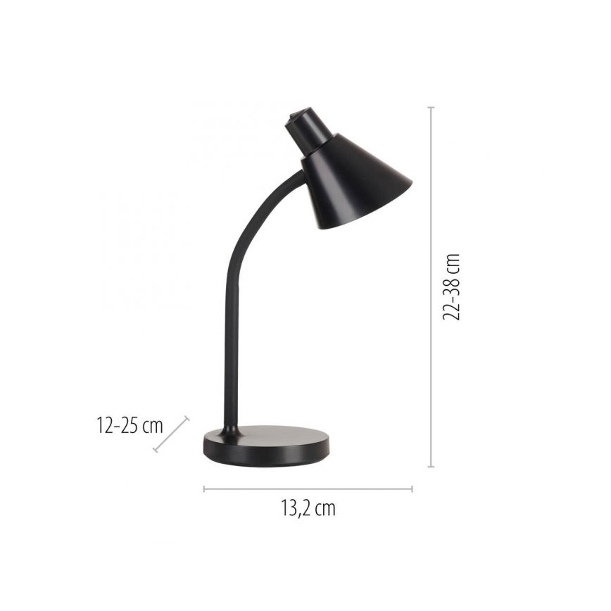 JUST LIGHT. 11248-18 - Flexibele LED bureaulamp PIXIE LED/4,5W/230V zwart