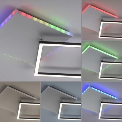 JUST LIGHT. 11327-95 - LED RGBW Dimbare plafondlamp RENDA LED/31W/230V 2700-5000K + afstandsbediening