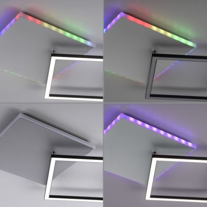 JUST LIGHT. 11327-95 - LED RGBW Dimbare plafondlamp RENDA LED/31W/230V 2700-5000K + afstandsbediening