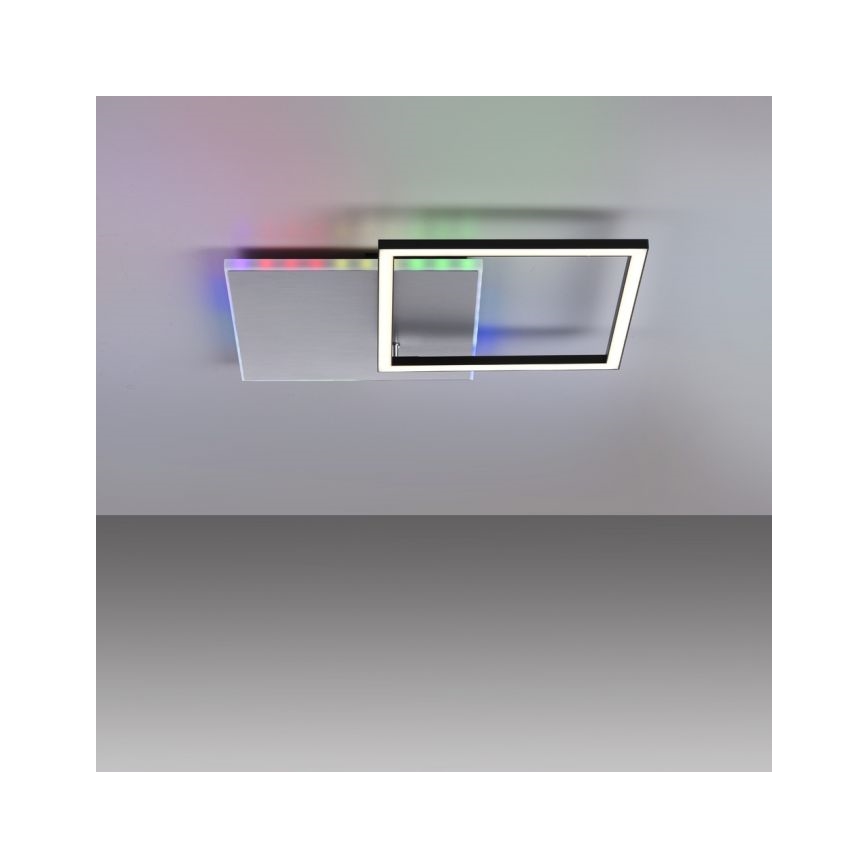 JUST LIGHT. 11327-95 - Plafonnier RGBW à intensité variable RENDA LED/31W/230V 2700-5000K + télécommande
