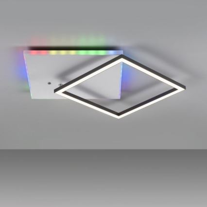JUST LIGHT. 11327-95 - Plafonnier RGBW à intensité variable RENDA LED/31W/230V 2700-5000K + télécommande