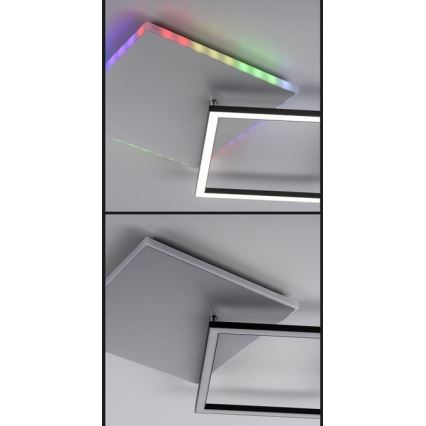 JUST LIGHT. 11327-95 - Plafonnier RGBW à intensité variable RENDA LED/31W/230V 2700-5000K + télécommande