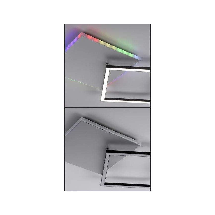JUST LIGHT. 11327-95 - Plafonnier RGBW à intensité variable RENDA LED/31W/230V 2700-5000K + télécommande