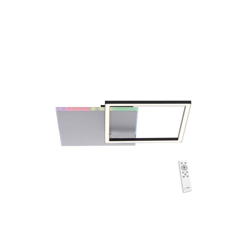 JUST LIGHT. 11327-95 - Plafonnier RGBW à intensité variable RENDA LED/31W/230V 2700-5000K + télécommande