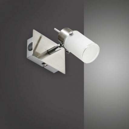 JUST LIGHT. 11931-55 - Spot mural LED MAX 1xGU10/4W/230V chrome mat