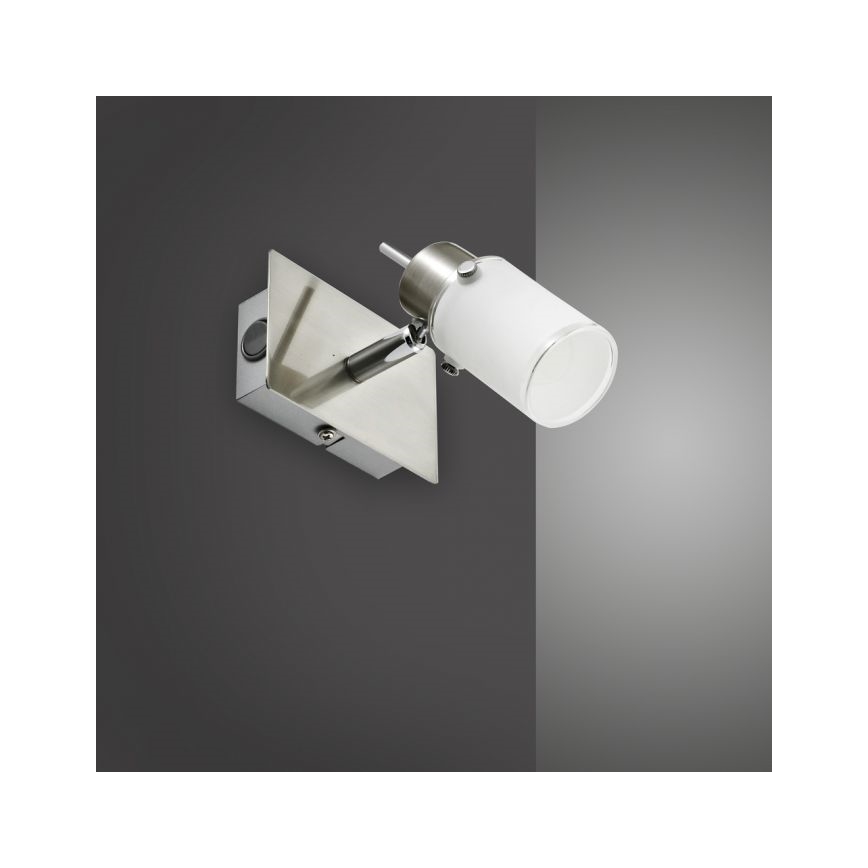 JUST LIGHT. 11931-55 - Spot mural LED MAX 1xGU10/4W/230V chrome mat