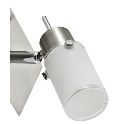 JUST LIGHT. 11931-55 - Spot mural LED MAX 1xGU10/4W/230V chrome mat