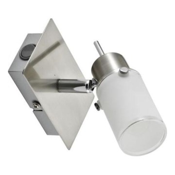 JUST LIGHT. 11931-55 - Spot mural LED MAX 1xGU10/4W/230V chrome mat
