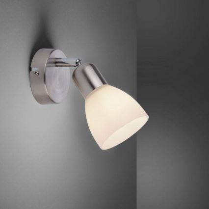 JUST LIGHT. 11951-55 - Wandspot KARO 1xE14/40W/230V mat chroom