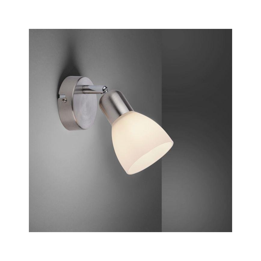 JUST LIGHT. 11951-55 - Wandspot KARO 1xE14/40W/230V mat chroom