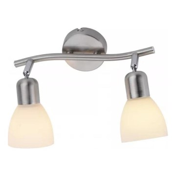 JUST LIGHT. 11952-55 - Spotlamp KARO 2xE14/40W/230V mat chroom