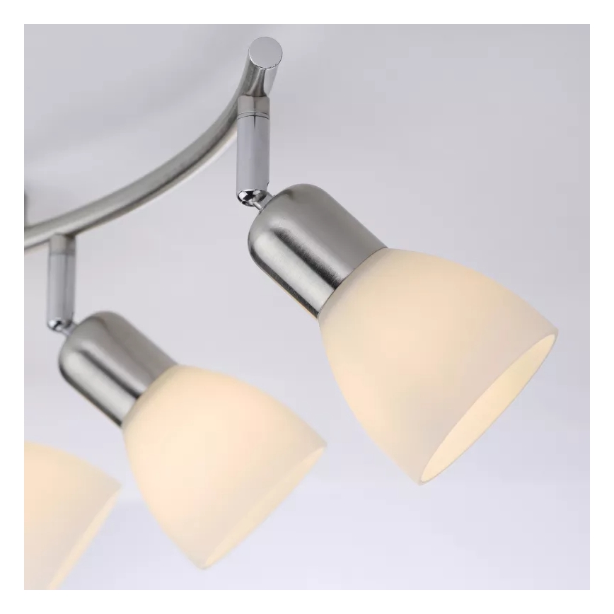 JUST LIGHT. 11953-55 - Plafondspot KARO 3xE14/40W/230V mat chroom