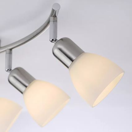 JUST LIGHT. 11953-55 - Spot KARO 3xE14/40W/230V chrome mat