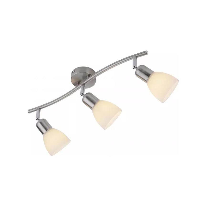 JUST LIGHT. 11953-55 - Spot KARO 3xE14/40W/230V chrome mat