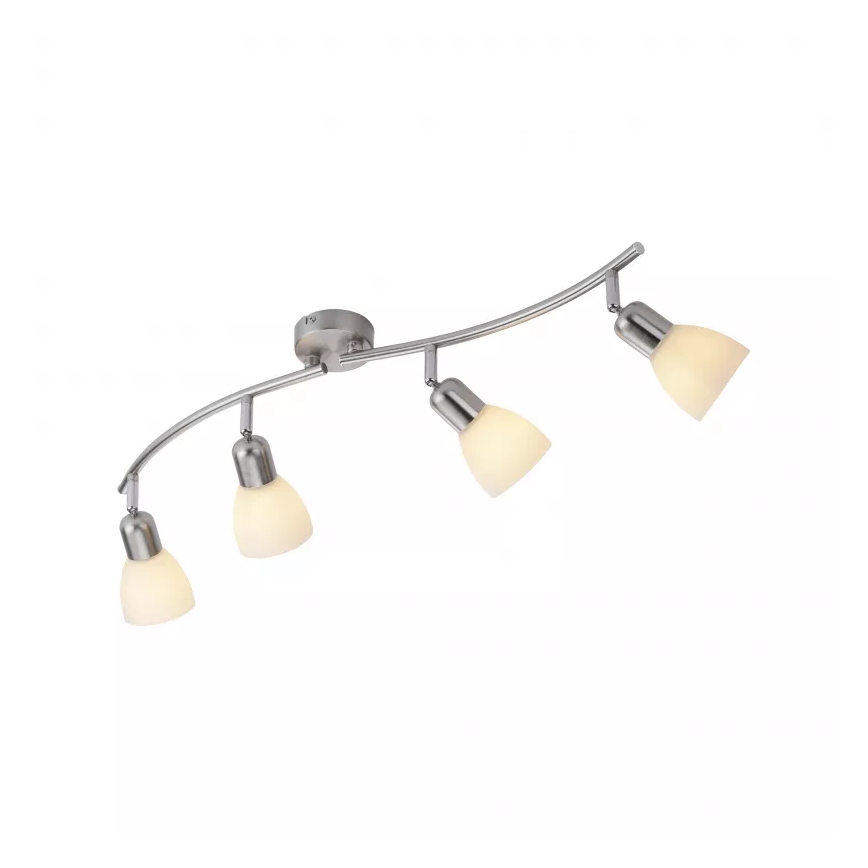 JUST LIGHT. 11954-55 - Plafondspot KARO 4xE14/40W/230V mat chroom