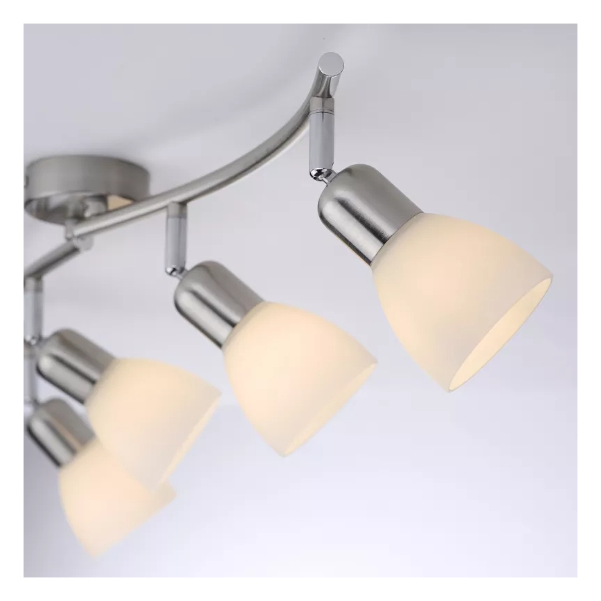 JUST LIGHT. 11954-55 - Spot KARO 4xE14/40W/230V chrome mat