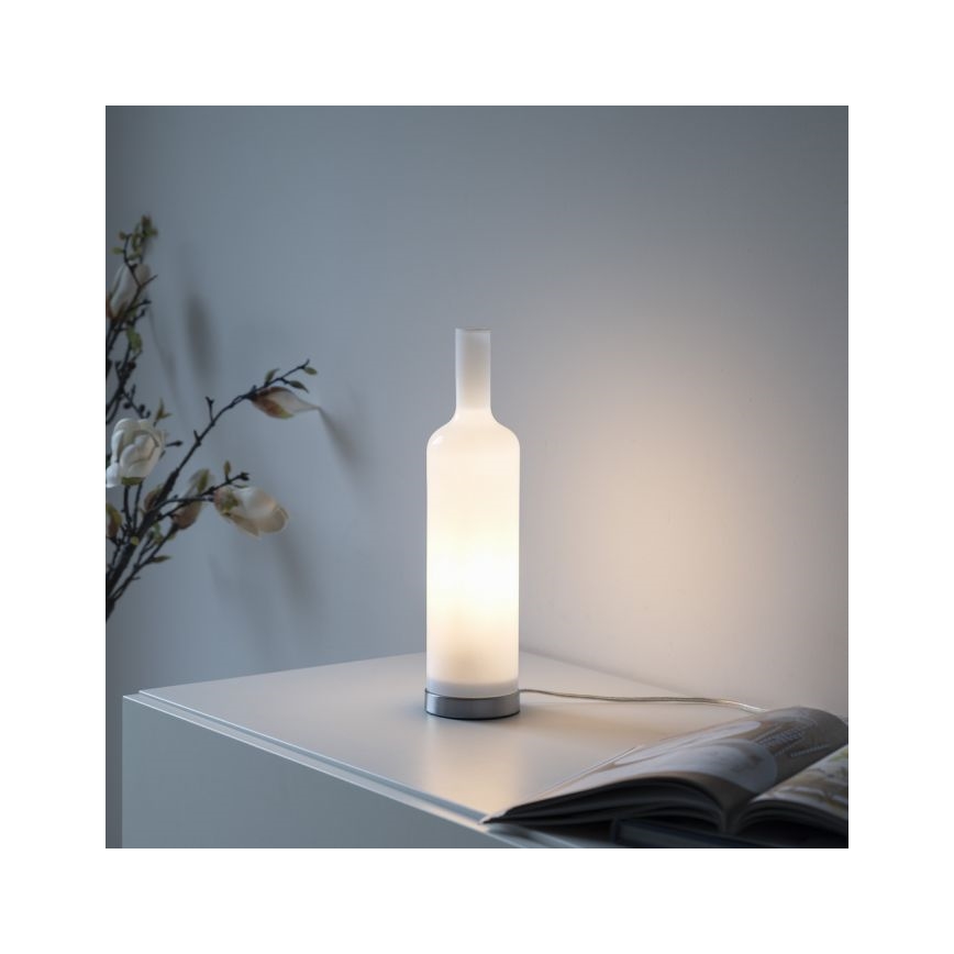 JUST LIGHT. 14006-16 - Tafellamp BOTTLE 1xE14/25W/230V wit
