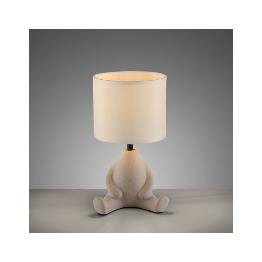 JUST LIGHT. 14190-39 - Tafellamp TED 1xE27/25W/230V, beige