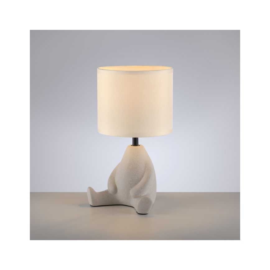 JUST LIGHT. 14190-39 - Tafellamp TED 1xE27/25W/230V, beige
