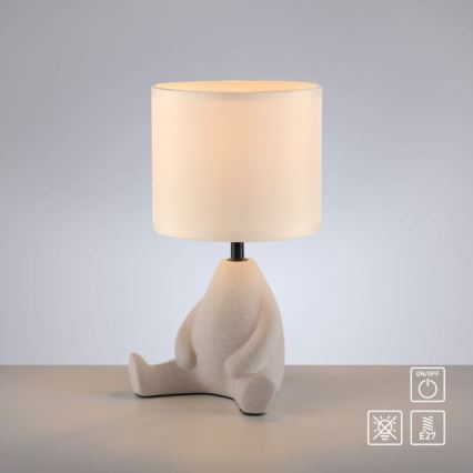 JUST LIGHT. 14190-39 - Tafellamp TED 1xE27/25W/230V, beige