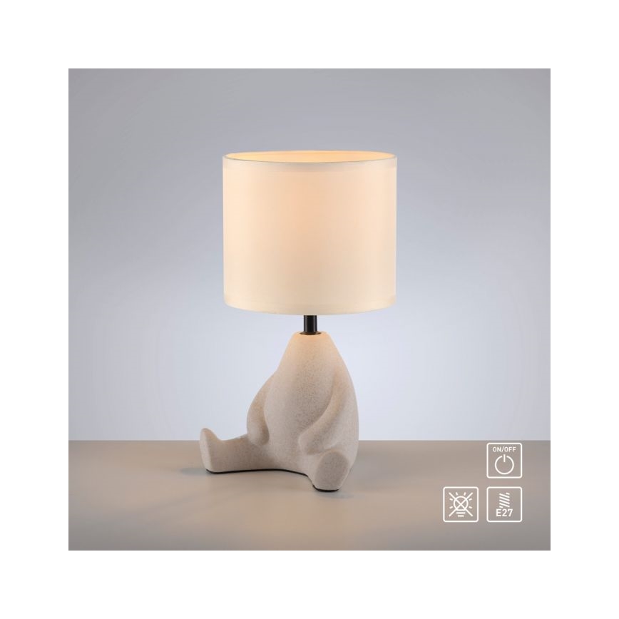 JUST LIGHT. 14190-39 - Tafellamp TED 1xE27/25W/230V, beige
