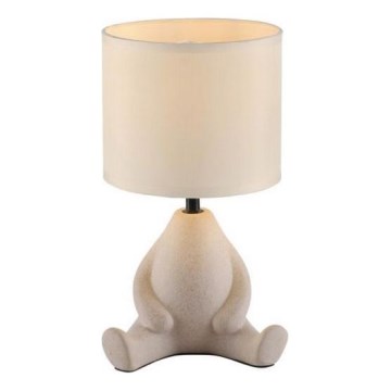 JUST LIGHT. 14190-39 - TED Tafellamp 1xE27/25W/230V beige