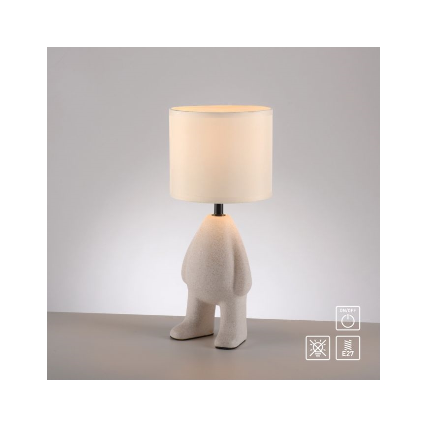 JUST LIGHT. 14191-39 - Tafellamp TED 1xE27/25W/230V beige