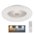 JUST LIGHT. 14383-16 - Dimbare LED Plafondlamp VERTIGO LED/26W/230V 2700-5000K wit + afstandsbediening