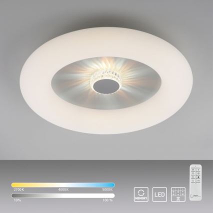JUST LIGHT. 14383-16 - Dimbare LED Plafondlamp VERTIGO LED/26W/230V 2700-5000K wit + afstandsbediening