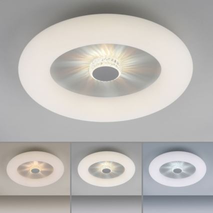 JUST LIGHT. 14383-16 - Dimbare LED Plafondlamp VERTIGO LED/26W/230V 2700-5000K wit + afstandsbediening