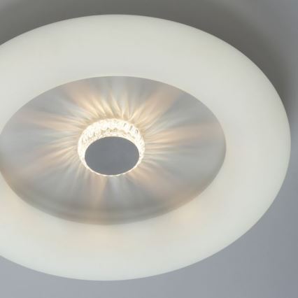 JUST LIGHT. 14383-16 - Dimbare LED Plafondlamp VERTIGO LED/26W/230V 2700-5000K wit + afstandsbediening