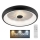 JUST LIGHT. 14384-18 - Dimbare LED Plafondlamp VERTIGO LED/29W/230V 2700-5000K zwart + afstandsbediening