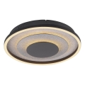 JUST LIGHT. 14409-21 - LED plafondlamp GLITTY LED/22W/230V Ø 40 cm zwart