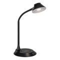 JUST LIGHT. 14414-18 - Dimbare flexibele touch tafellamp met draadloos opladen PUCKI LED/4,5W/230V zwart