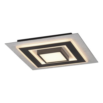 JUST LIGHT. 14439-21 - Plafonnier LED CICHIO LED/18,5W/230V + LED/9W 40x40 cm noir