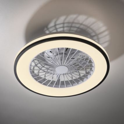 JUST LIGHT. 14447-18 - LED RGBW Dimbare plafondventilator met licht LENO LED/44W/230V 3000-6500K Ø 48,6 cm wit + afstandsbediening