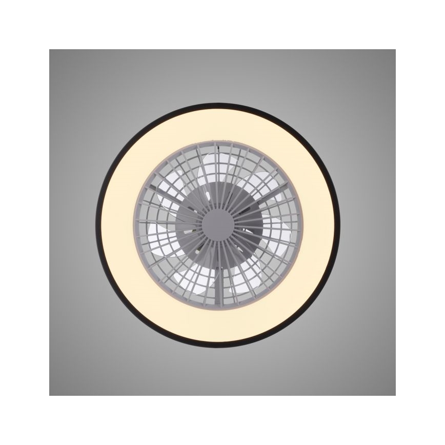 JUST LIGHT. 14447-18 - LED RGBW Dimbare plafondventilator met licht LENO LED/44W/230V 3000-6500K Ø 48,6 cm wit + afstandsbediening