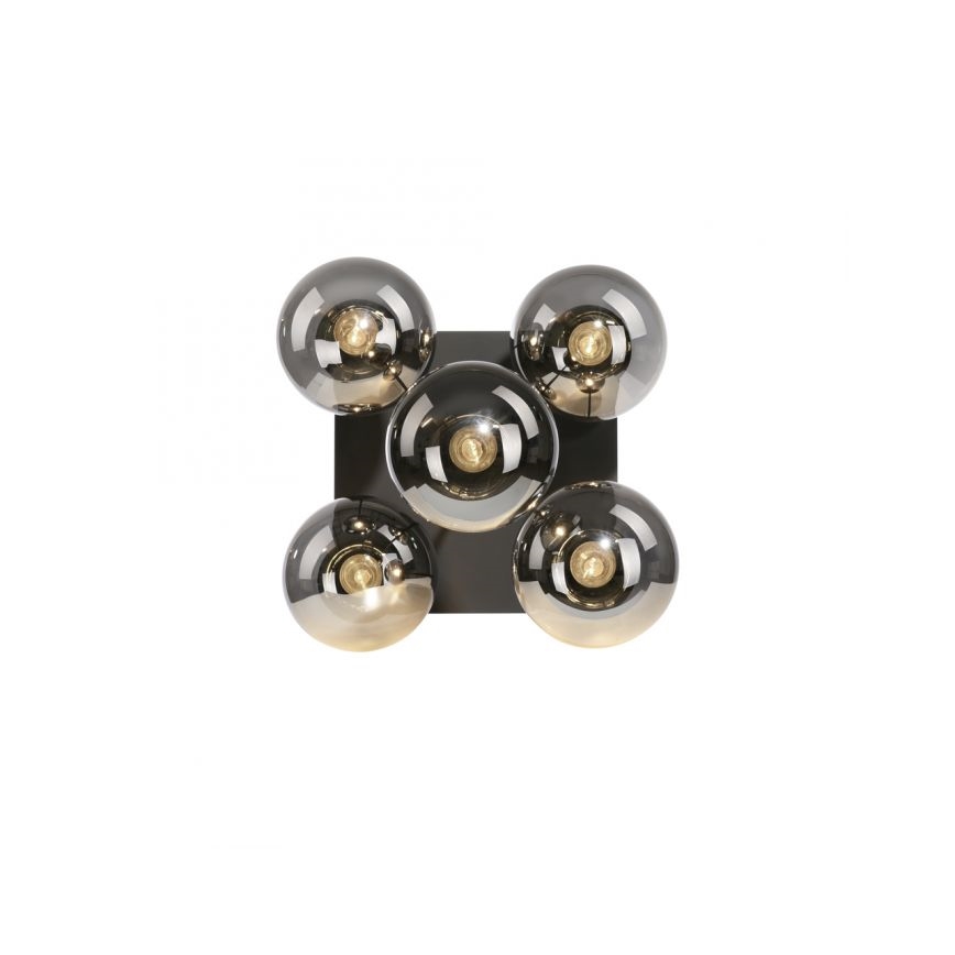 JUST LIGHT. 14602-18 - Suspension-barre WIDOW 5xE14/25W/230V noir