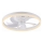 JUST LIGHT. 14624-16 - LED-dimbare plafondventilator met verlichting RITA LED/22W/230V 3000–6000K Ø 50 cm wit + afstandsbediening