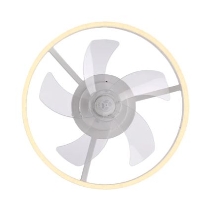 JUST LIGHT. 14624-16 - LED-dimbare plafondventilator met verlichting RITA LED/22W/230V 3000–6000K Ø 50 cm wit + afstandsbediening