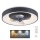 JUST LIGHT. 14644-18 - Plafonnier à intensité variable avec ventilateur VENIKA LED/36W/230V d. 48,6 cm 2700-5000K + Télécommande