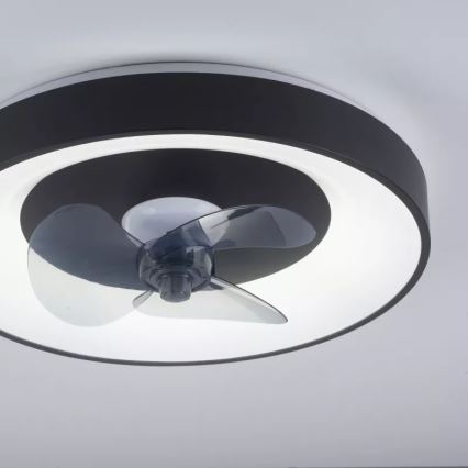 JUST LIGHT. 14644-18 - Plafonnier à intensité variable avec ventilateur VENIKA LED/36W/230V d. 48,6 cm 2700-5000K + Télécommande